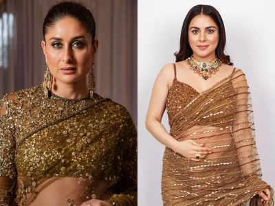 Shraddha Arya Brown Saree: ટીવી એક્ટ્રેસ શ્રદ્ધા આર્યાએ કરી કરિના કપૂરની કોપી, એક સરખી સાડી પહેરી કરાવ્યું ફોટોશૂટ 