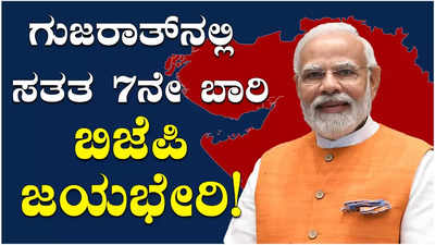 Gujarat Election Result: ಸತತ ಏಳನೇ ಬಾರಿ ಜಯಭೇರಿ ಬಾರಿಸಿ ಕಾಂಗ್ರೆಸ್‌ ಪಕ್ಷಕ್ಕೆ ಹೀನಾಯ ಸೋಲಿನ ರುಚಿ ತೋರಿಸಿದ ಬಿಜೆಪಿ