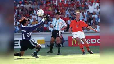FIFA World Cup : मेस्सीचा नाही तर अर्जेंटीना-नेदरलॅण्ड्समध्ये डेनिस बर्गकॅम्पचा होता भन्नाट गोल