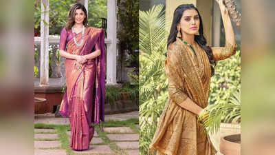 Saree for Wedding 75% तक के बंपर डिस्‍काउंट पर मिल रही हैं, शादी में मिलेगा रॉयल और रिच लुक