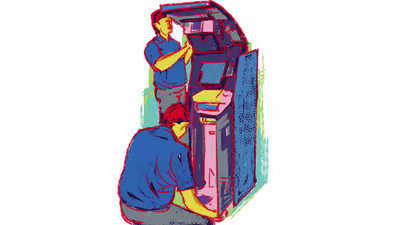 ATM Loot: 37 लाख रुपये से भरा ATM उखाड़ ले गए बदमाश, ड्यूटी से गायब था गार्ड