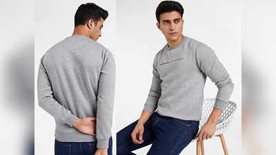 Grey Sweatshirt For Men देंगे आपको ठंड से राहत और अच्छा विंटर लुक, Amazon के Wardrobe Sale में छूट पर हैं उपलब्ध