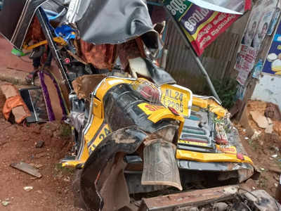 നിർത്തിയിട്ടിരുന്ന ഓട്ടോയിലേക്ക് ടിപ്പർ ഇടിച്ചു കയറി; തുവയൂരിൽ രണ്ടു പേർ മരിച്ചു