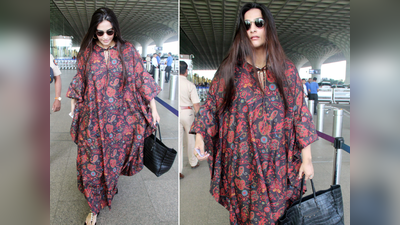 सिंपल लुक में भी छा गईं सोनम कपूर, वायु की मम्मी ने काफ्तान पहनकर एयरपोर्ट पर खींच लिया ध्यान