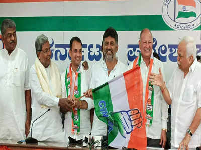 KPCC: ಬಿಜೆಪಿ ತೊರೆದು ಕಾಂಗ್ರೆಸ್ ಸೇರ್ಪಡೆಯಾದ ಮಾಜಿ ಶಾಸಕ ವಿ.ಎಸ್ ಪಾಟೀಲ್, ಶ್ರೀನಿವಾಸ್