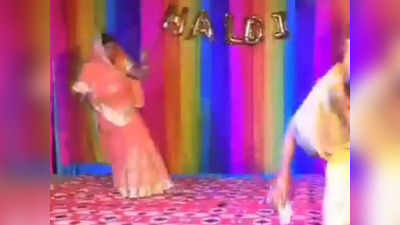 लग्नात संगीताचा कार्यक्रम, नाचताना महिला अचानक खाली कोसळली, होत्याचं नव्हतं झालं; घटनेचा VIDEO व्हायरल