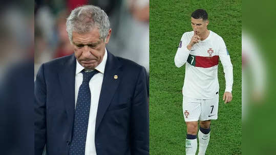 Fifa World cup: रोनाल्डो को बेंच पर बिठाने वाले कोच पर गिरी गाज, पुर्तगाल की टीम से हुई छुट्टी