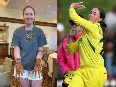 Amanda Wellington: मेहंदी वाले हाथ ये तेरे... भारतीय रंग में सराबोर हुईं ऑस्ट्रेलियाई खिलाड़ी, खुशी सातवें आसमान पर है