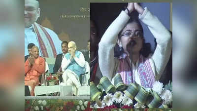 BHU में रायपुर की बिटिया नम्रता वर्मा के अंदाज पर गृह मंत्री अमित शाह और सीएम योगी बजाने लगे ताली