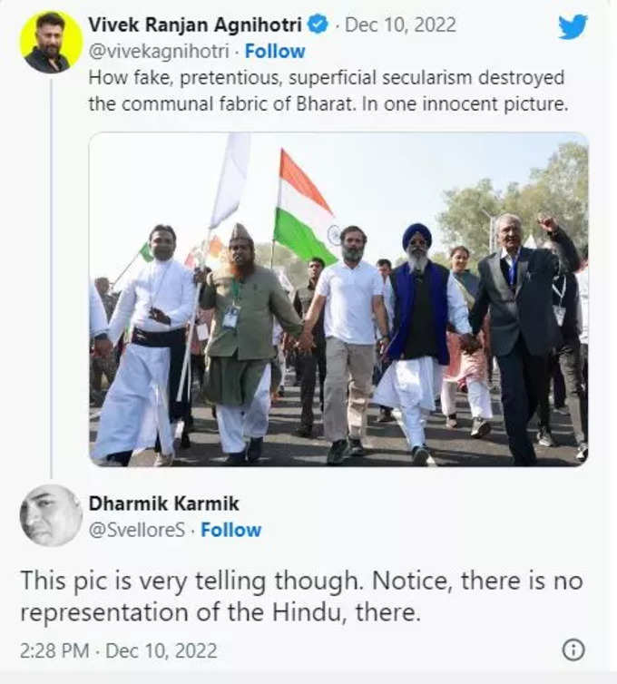 फिल्ममेकर विवेक अग्निहोत्री के ट्वीट पर यूजर्स ने पूछा था- हिंदू कहां हैं?