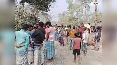 Murshidabad News : রাস্তা নির্মাণেও ভেজাল, মুর্শিদাবাদের খয়রামারিতে বিক্ষোভ গ্রামবাসীদের