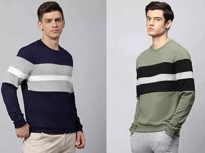 Crew Neck Sweatshirt पहनने में हैं बेहद कंफर्टेबल और स्टाइलिश, ठंड से राहत के साथ मिलेगा मनपसंद लुक भी