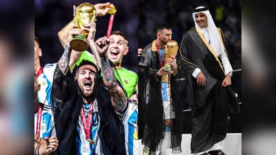 Lionel Messi Black Robe : বিশ্বকাপ জয়ের পরই মেসির গায়ে কালো জোব্বা! এই পোশাকের তাৎপর্য কী?