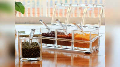 Spice Boxes For Kitchen में रख सकते हैं कई मसाले, ड्यूरेबल है इनकी क्वालिटी