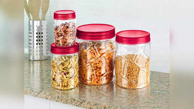 Container Jar Sets में खाने की चीजें रहेंगी लंबे समय तक फ्रेश, किचन भी होगा ऑर्गेनाइज