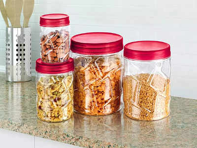 Container Jar Sets में खाने की चीजें रहेंगी लंबे समय तक फ्रेश, किचन भी होगा ऑर्गेनाइज