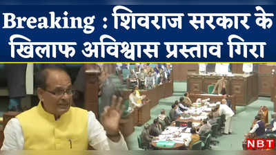 Madhya Pradesh No Confidence Motion : बनी रहेगी शिवराज सरकार, विधान सभा में कांग्रेस का अविश्वास प्रस्ताव गिरा