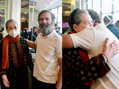 भारत जोड़ो यात्रा लेकर दिल्ली पहुंचे राहुल, बेटे को गले लगाकर भावुक हुईं सोनिया गांधी