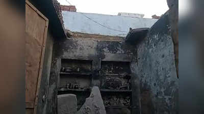 Shivpuri: माचिस जलाते ही गैस सिलेंडर में हुआ जोरदार ब्‍लास्‍ट, मकान की छत उड़ी