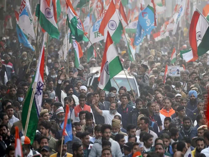 Bharat Jodo Yatra : রাজধানীতে ভারত জোড়ো যাত্রা