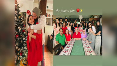 ક્રિસમસ બ્રંચ માટે ભેગો થયો કપૂર પરિવાર, એકમેકમાં ખોવાયા Alia Bhatt અને Ranbir Kapoor