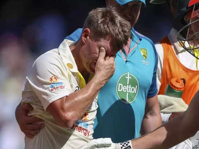 david warner retired hurt