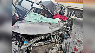 हरियाणा: कोहरे में नहीं दिखा खड़ा ट्रक, कार भिड़ी... KMP एक्सप्रेसवे पर भीषण हादसे में दो दोस्तों की मौत