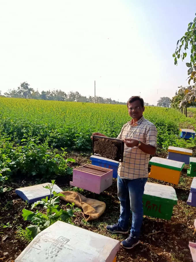 ​मध पेट्यांच्या विक्रीसह दिले प्रशिक्षण
