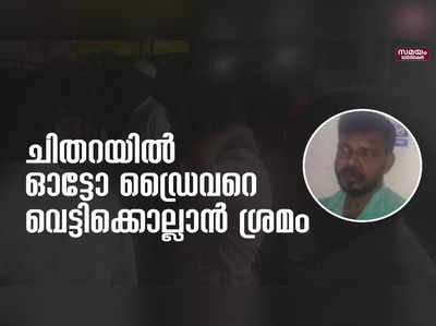 ചിതറയിൽ ഓട്ടോ ഡ്രൈവറെ വെട്ടിക്കൊല്ലാൻ ശ്രമം; പ്രതി പിടിയിൽ