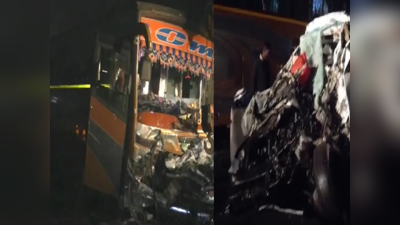 Navsari Bus Accident : વેસ્મા ગામ પાસે બસ અને કાર વચ્ચે ગમખ્વાર અકસ્માત, 9 લોકોનાં ઘટના સ્થળે કરુણ મોત 