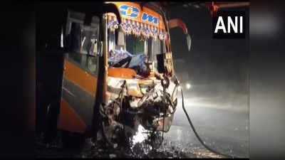 Gujarat Bus Accident: ಚಾಲಕನಿಗೆ ಹೃದಯಾಘಾತ: ಎಸ್‌ಯುವಿಗೆ ಬಸ್ ಅಪ್ಪಳಿಸಿ 9 ಮಂದಿ ದುರ್ಮರಣ