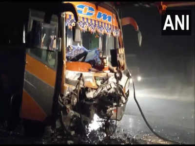 Gujarat Bus Accident: ಚಾಲಕನಿಗೆ ಹೃದಯಾಘಾತ: ಎಸ್‌ಯುವಿಗೆ ಬಸ್ ಅಪ್ಪಳಿಸಿ 9 ಮಂದಿ ದುರ್ಮರಣ