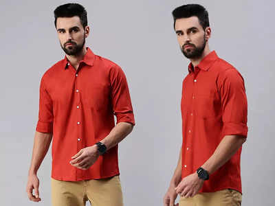 Red Casual Shirt से पाएं ज्यादा हैंडसम लुक, 499 रुपये की शुरुआती कीमत पर हैं उपलब्ध