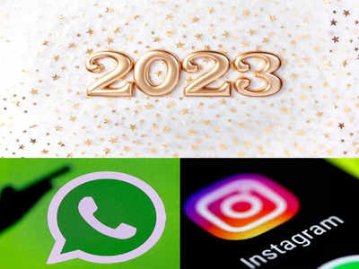 WhatsApp-Instagram वर स्टिकर्स पाठवून द्या  New Year 2023 च्या शुभेच्छा, पाहा स्टेप्स