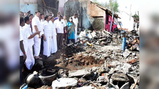 நாமக்கல் நாட்டு வெடி விபத்து: இறந்தவர்கள் குடும்பத்துக்கு தலா 2 லட்சம் - முதல்வர்