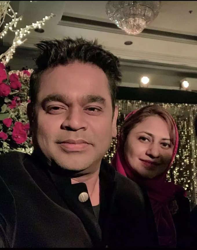 AR Rahman and Wife Saira Banu