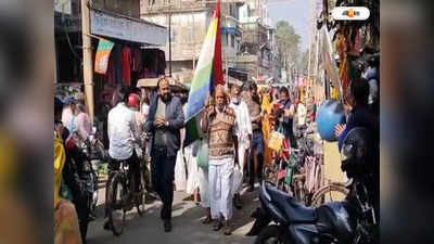 East Medinipur News : লক্ষ্য জৈন ধর্ম প্রচার, হেঁটে ১৪ টি রাজ্য পরিভ্রমণের পর কোলাঘাটে জিনেশ
