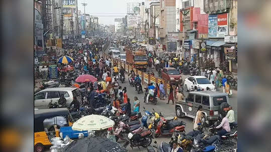 காஞ்சி காந்தி சாலை துணிக்கடைகளில் குவிந்த மக்கள் - பொங்கலை ஒட்டி வியாபாரம் அமோகம்