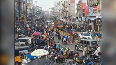 காஞ்சி காந்தி சாலை துணிக்கடைகளில் குவிந்த மக்கள் - பொங்கலை ஒட்டி வியாபாரம் அமோகம்