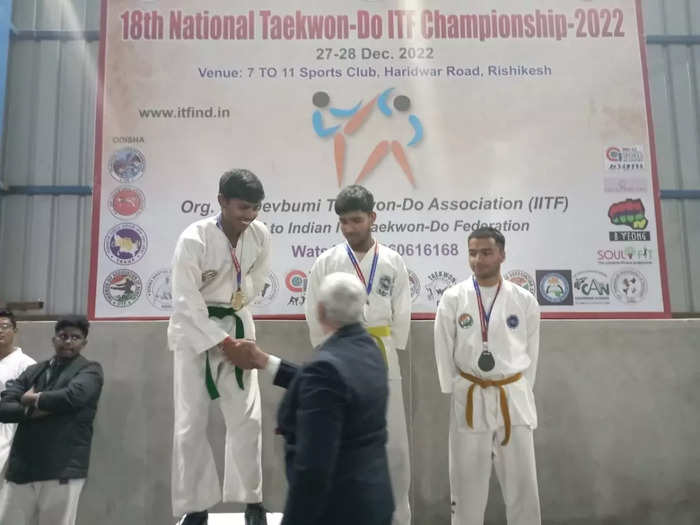 Gold Medal in Taekwondo