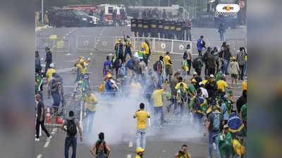Brazil Clash Update : ট্রাম্পের পর বলসেনারো ! ব্রাজিলের সুপ্রিম কোর্ট, প্রেসিডেন্টের প্যালেসে সমর্থকদের তাণ্ডব