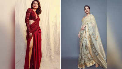 Samantha Saree looks: സാരിയിൽ ആരാധകരുടെ ഹൃദയം കീഴടക്കിയ സമാന്തയുടെ അഞ്ച് ലുക്കുകൾ ഇതാ