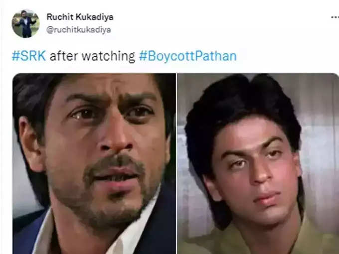 पठान का Boycott देखने के बाद SRK