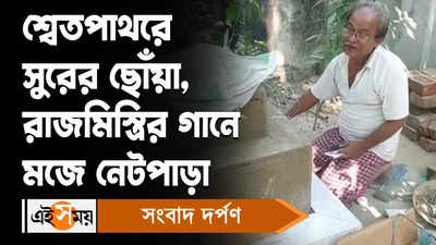 Viral Video: শ্বেতপাথরে সুরের ছোঁয়া, রাজমিস্ত্রির গানে মজে নেটপাড়া