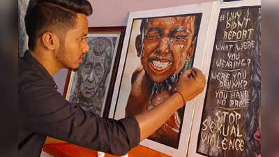 Rangoli Artist - ರಂಗೋಲಿ ಪುಡಿಯಲ್ಲಿ ಚಂದನ್ ಕೈಚಳಕ ; ಸೆಲೆಬ್ರಿಟಿಗಳೂ ಈತನ ಕಲೆಗೆ ಫಿದಾ
