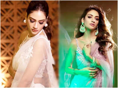 Nusrat Jahan Best Saree Look: বেনারসিতে কেড়েছেন লাইমলাইট, নেটের শাড়িতে চড়িয়েছেন পারদ, নুসরত জাহানের সেরা ৫ লুক দেখেছেন?