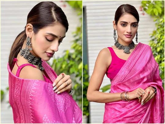 Nusrat Jahan's best saree looks