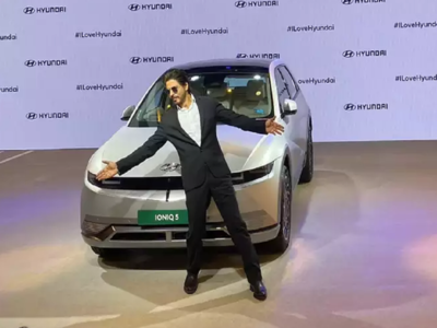 PHOTOS: શાહરુખ ખાને ઑટો એક્સ્પોમાં લૉન્ચ કરી Hyundai Ioniq 5 ઈલેક્ટ્રિક SUV
