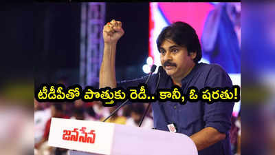 టీడీపీతో పొత్తుకు రెడీ: కానీ, ఓ షరతు.. పవన్ కళ్యాణ్ కీలక ప్రకటన