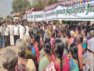 என்எல்சி நிர்வாகம் தமிழக அரசை பங்குதாரராக சேர்க்க வேண்டும் - உண்ணாவிரத போராட்டத்தில் விவசாயிகள் கோரிக்கை!